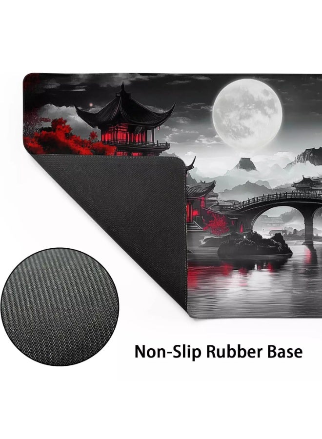 لوحة ماوس ريفرسايد فول مون - مقاس كبير 80 × 30 سم - Image 5